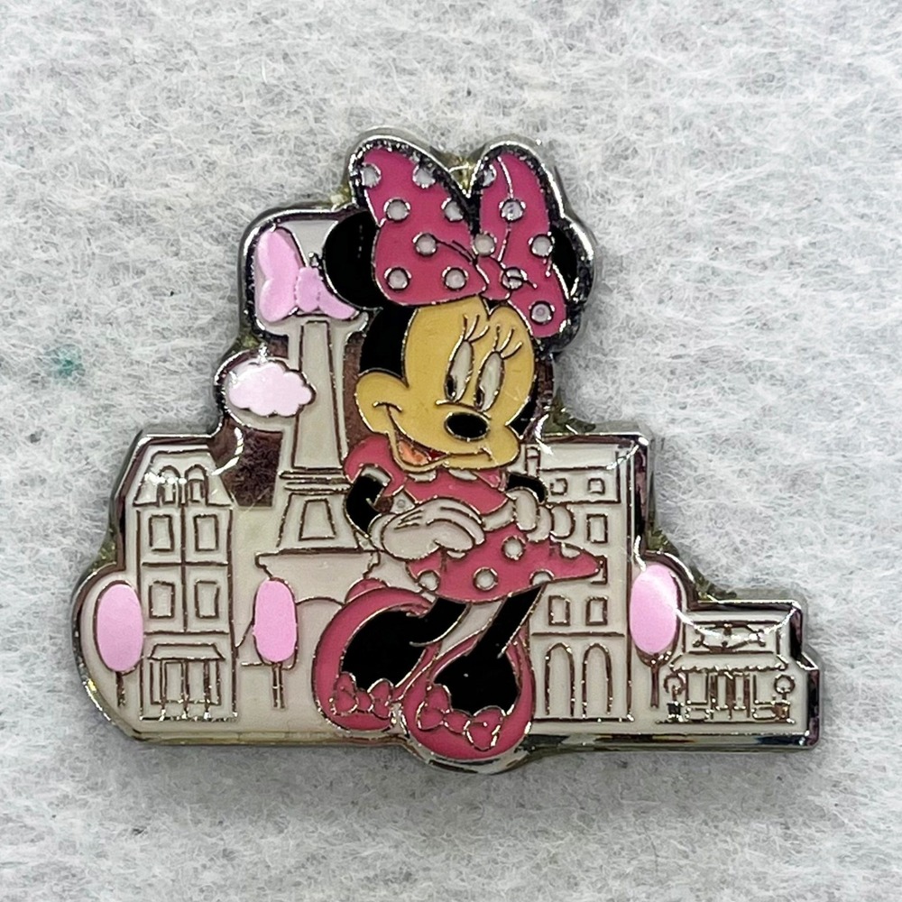 🔮 5/$25 Disney Minnie Mouse in Paris With Eiffel Tower Pin